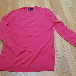 Hot pink crew neck sweater